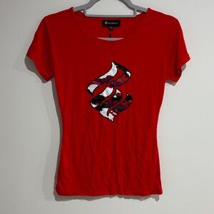 Rocawear Red Graphic Short Sleeve Tee